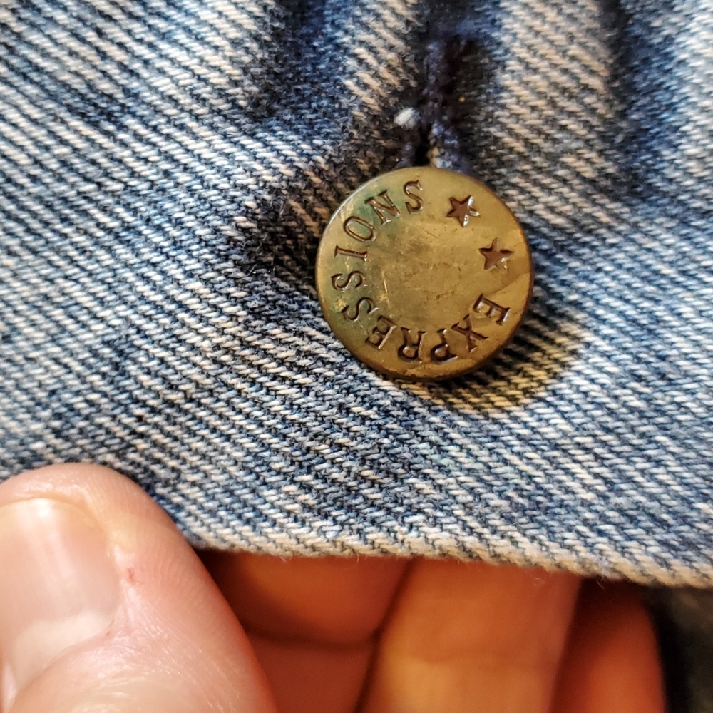 Expression Denim Jean Jacket Medium - image 8
